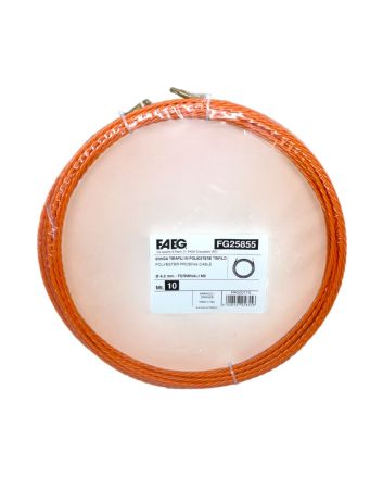 Sonda Tirafili Poliestere Spiralata Trifilo 10m Ø4.2mm FG25855 - FAEG