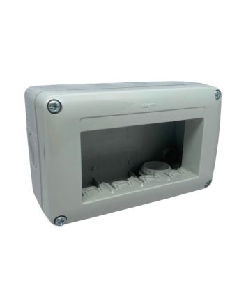 Contenitore 4 Moduli IP40 Parete Ø23 Sfondabili GW27004 - Gewiss