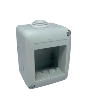 Contenitore 2 Moduli IP40 Parete Ø23 Sfondabili GW27002 - Gewiss