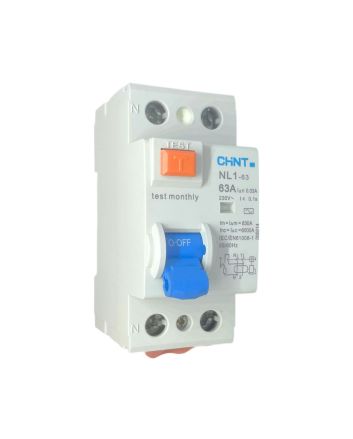 Differenziale Puro 2 Moduli 63A 30mA 6kA Tipo AC - Chint