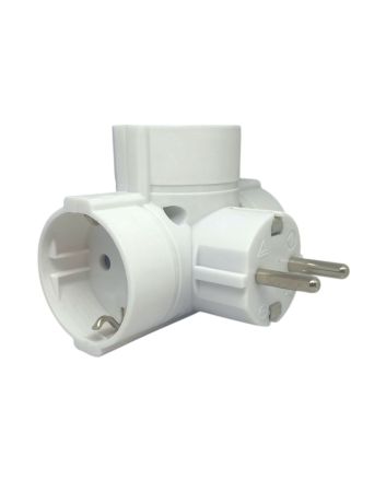 Spina Schuko 16A+T Bianca 250V 2P+T FG20507 - FAEG