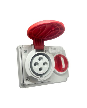 Presa Interbloccata 32A 3P+T 380-415V IP44 Senza Fondo - FAEG