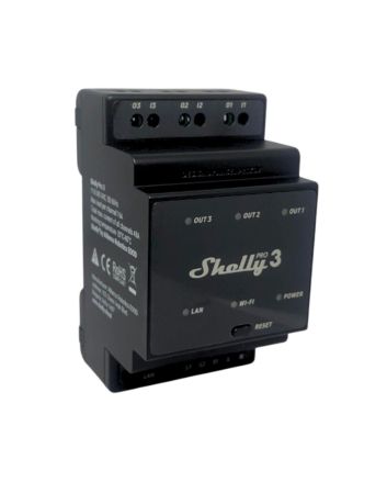 Relè Smart Monofase 4 Canali 40A DIN WiFi con Display - Shelly