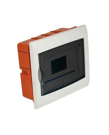 Centralino da Incasso 12 Moduli IP40 Bianco con Sportello Fumè - Faeg