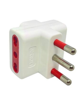 Adattatore Triplo 16A 250V con 3 Uscite Bipasso - New Energy