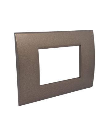 Placca 3 Posti Bronzo TOT-8003-14 Living Light - Tot Electric