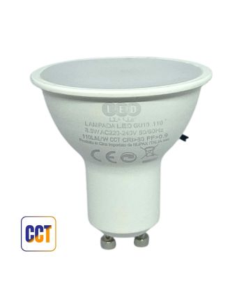Lampadina LED GU10 8.5W CCT 935lm 110° con Switch - LED Italia