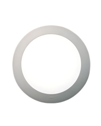 Plafoniera LED Umberta 2xE27 IP66 Grigia Opale ⌀350mm - Fumagalli