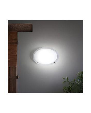 Plafoniera LED Maddi Grigia IP66 E27 Ø33cm da Esterno - Fumagalli