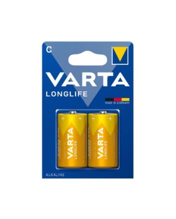 Batterie C Alcaline Longlife LR14 1.5V MN1400 Blister 2P - Varta