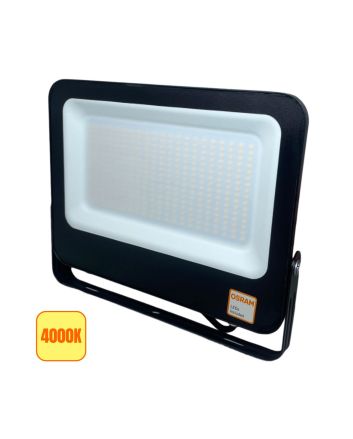 Faro LED 200W Luce Naturale 4000K IP65 IK07 28000lm Orientabile - Osram