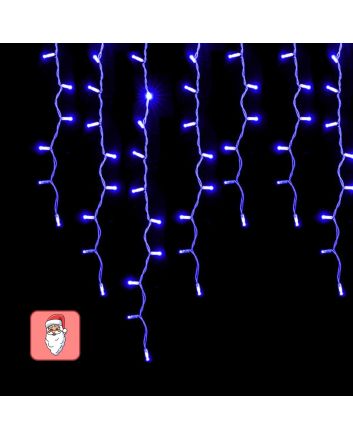 Tenda LED 228 Luci Blu 3x0,9 Metri IP44 prolungabile - Nataluna