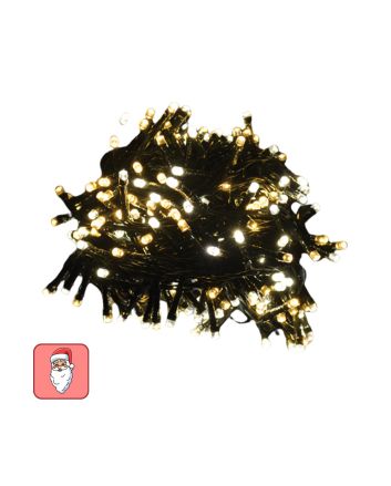 Catena 100 LED 5m bianco caldo rame