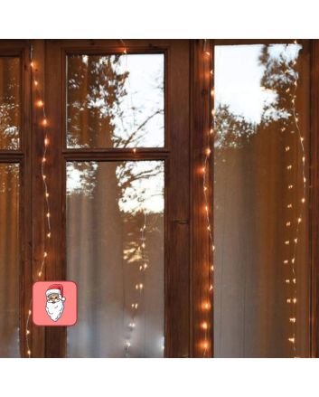 Tenda microLED 128 bianco freddo 3x0,8m