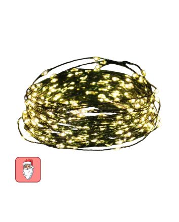 Catena 300 microled bianco caldo ip44 cavo verde