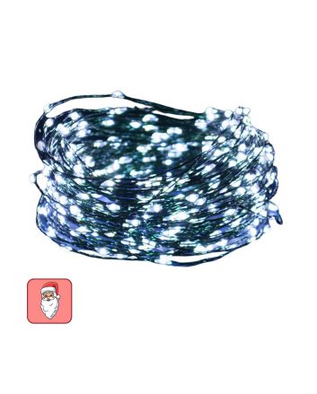 Catena 480 microled bianco freddo ip44 cavo verde