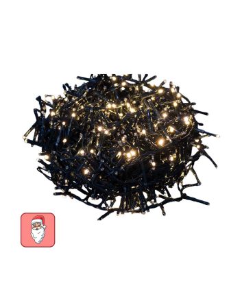 Catena 500 LED bianco caldo full flash 10m