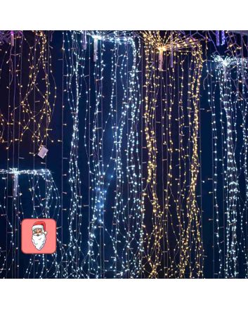 Cascata 1920 Led Bianca Fredda 3m