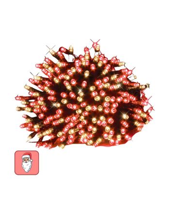 Catena 1000 led dual color bianco caldo rosso 50 m