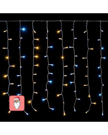 Tenda LED 480 Luci Full Flash 4x0,6 m IP44 Prolungabile - Nataluna