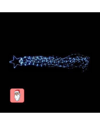 Mantello stella cometa 2m 465 microLED bianco freddo