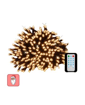 Catena 1000 LED 33m Bianco Caldo con Telecomando - Nataluna