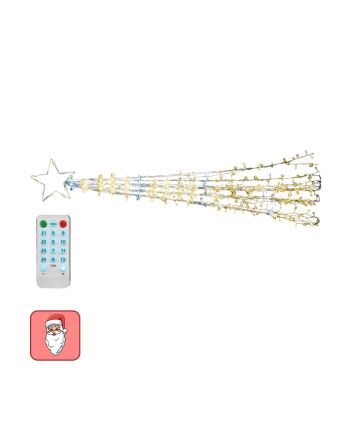 Mantello stella cometa 800 LED bianco caldo