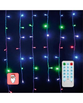 Tenda 480 LED multicolor 3x1,5 m con telecomando