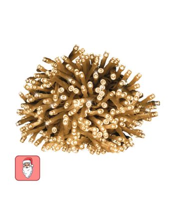 Catena 1500 led bianco caldo ip44 cavo trasparente