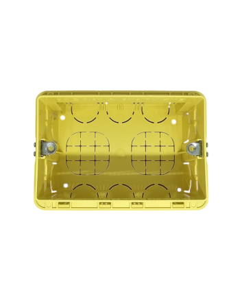 Scatola 3 Moduli da Incasso in Resina Gialla 503E - bTicino