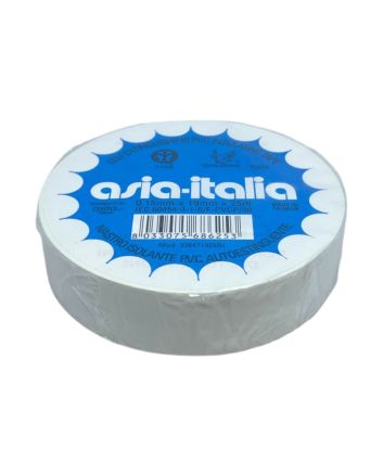 Nastro Isolante Autoestinguente Bianco PVC 0,15x19mm 25m - Asia Italia