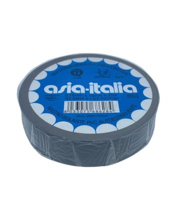 Nastro Isolante Autoestinguente Grigio PVC 0,15x19mm 25m - Asia Italia