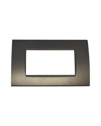 Placca 4 Posti Testa di Moro Compatibile Living Light - Tot Electric