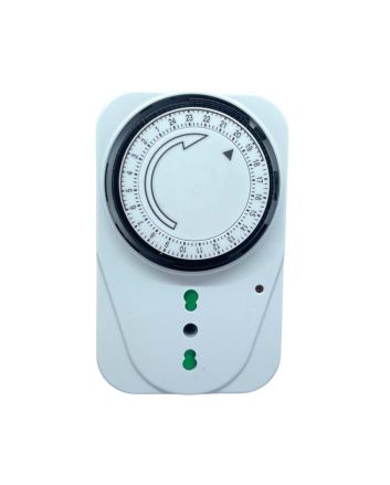 Timer Meccanico Giornaliero 16A 3500W Presa Bivalente - Nova Line