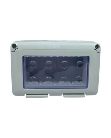 Contenitore Stagno 4 Moduli IP55 con Portella GW27044 - Gewiss