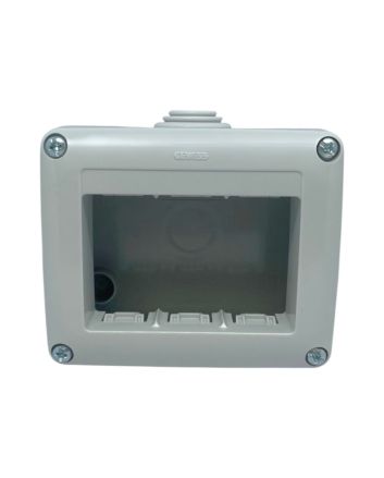 Contenitore 3 Moduli IP40 Parete Ø23 Sfondabili GW27003 - Gewiss