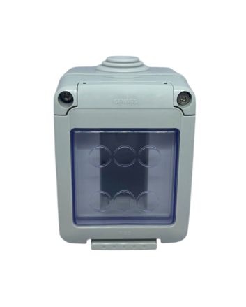 Contenitore Stagno 1 Modulo IP55 con Portella GW27041 - Gewiss