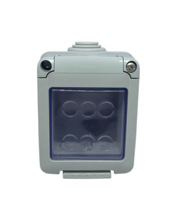 Contenitore Stagno 2 Moduli IP55 con Portella GW27042 - Gewiss