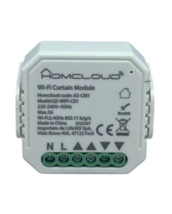 Modulo Smart Tapparelle Wi-Fi Incasso 230V AS-CM1 - Homcloud