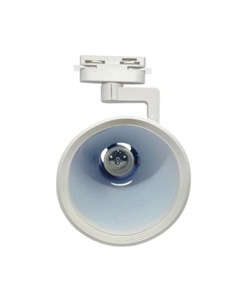 Portafaretto LED E27 Ø115mm Bianco per Binario Monofase - Led Italia