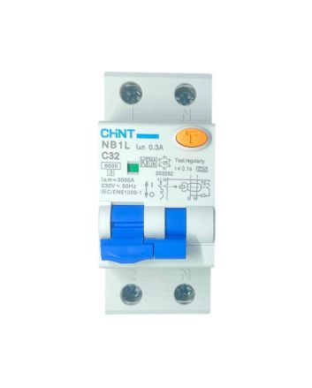 Magnetotermico Differenziale 2 Moduli 32A 300mA 6kA Curva C - Chint
