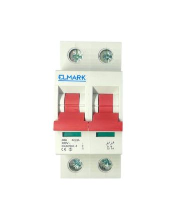 Sezionatore 2 Moduli 40A 230/400V 2 DIN AC-22A - Elmark