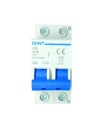 Magnetotermico 2 Moduli 2P+N 16A 4.5kA Curva C - CHINT