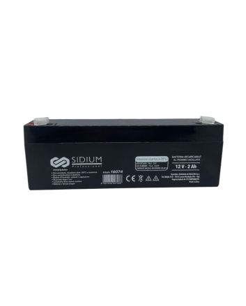 Batteria Ricaricabile al Piombo 12V 2Ah - Sidium