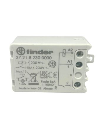 Relè Interruttore ad Impulsi 10A 230V 1NO IP20 1mA - Finder