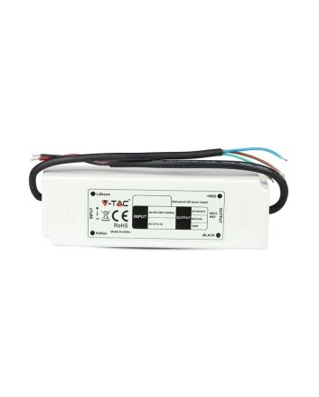 Alimentatore per Strip LED 60W 12V 5A IP67 con Cavi a Saldare - V-TAC