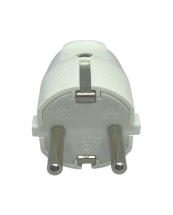Spina Schuko 16A+T Bianca 250V 2P+T FG20507 - FAEG