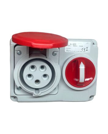 Presa Interbloccata 16A 3P+N+T IP44/54 6h Senza Fondo - FAEG