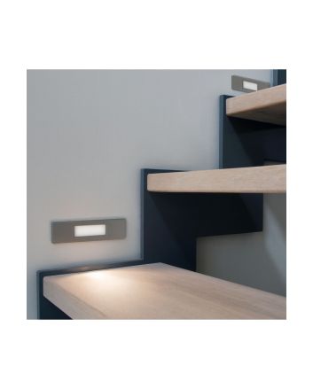 Segnapasso LED Nina 150 Incasso R7s Grigio 3,5W CCT IP55 - Fumagalli