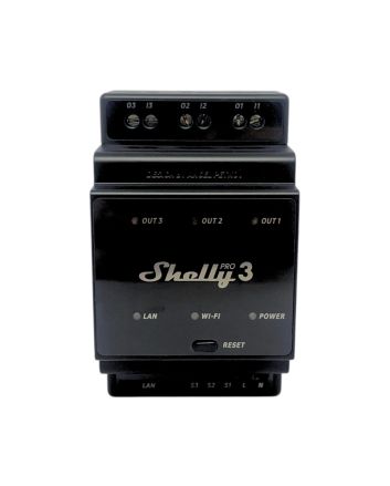 Relè Smart Monofase 4 Canali 40A DIN WiFi con Display - Shelly